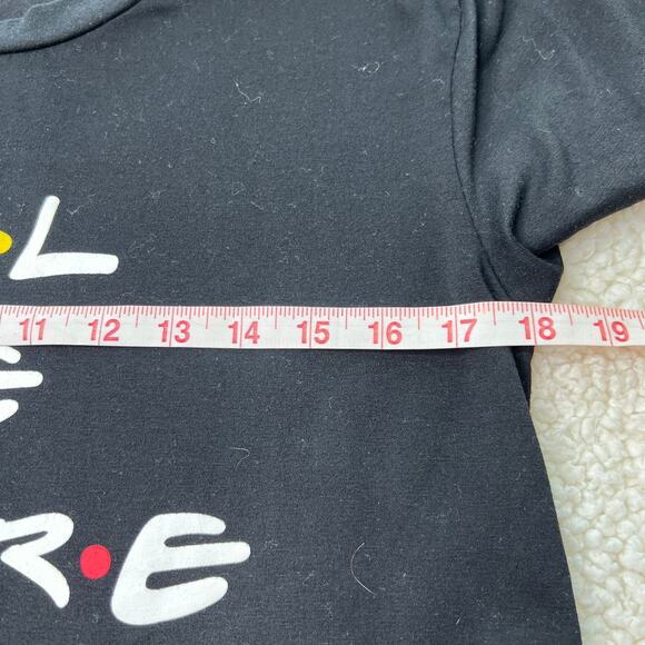 NBC Friends I'll Be There For You Black Tee Small - Picture 4 of 6